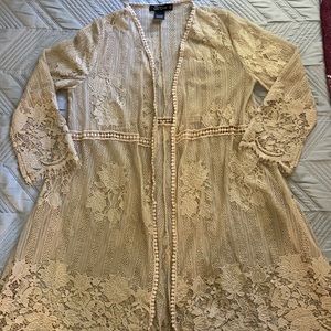 Lace Coverup • Size S